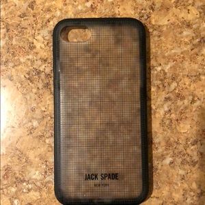 iPhone 6,7,8 Jack Spade Hard Silicone Case